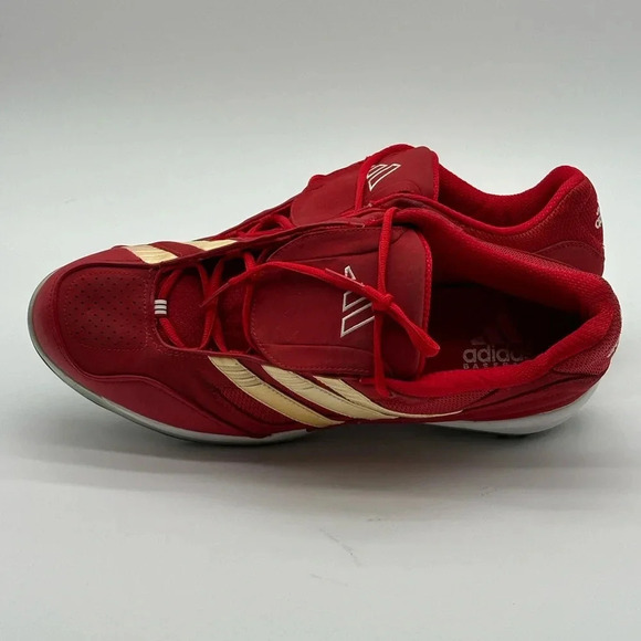 Men’s Size 15 Adidas Red Spinner lV Steel Baseball Softball Cleats NWOB - Picture 10 of 11